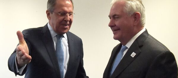 Ngoại trưởng Nga Sergei Lavrov, Ngoại trưởng Mỹ Rex Tillerson - Sputnik Việt Nam