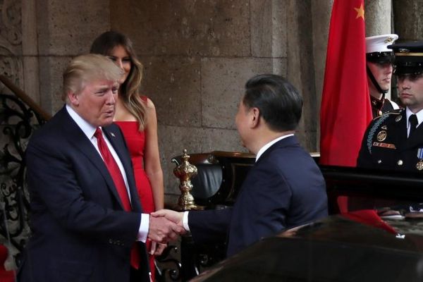 Tổng thống Trump đón Chủ tịch Tập Cận Bình - Sputnik Việt Nam