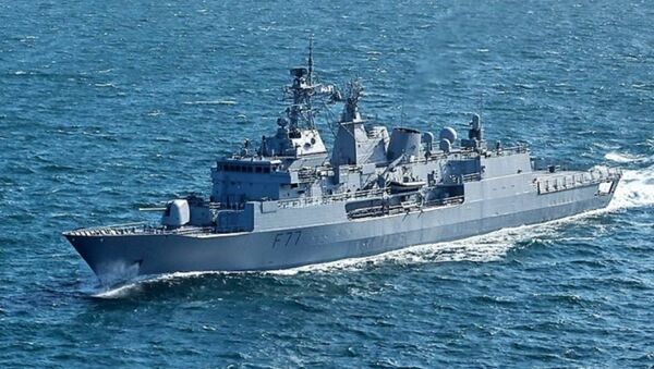 Tàu HMNZS Te Kaha (F77) của lực lượng Hải quân Hoàng gia New Zealand - Sputnik Việt Nam