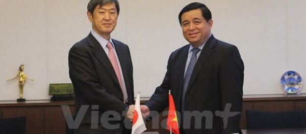 ộ trường Bộ Kế hoạch đầu tư Nguyễn Chí Dũng tiếp Cơ quan hợp tác quốc tế Nhật Bản Kitaoka Shinichi. ộ trường Bộ Kế hoạch đầu tư Nguyễn Chí Dũng tiếp Cơ quan hợp tác quốc tế Nhật Bản Kitaoka Shinichi. - Sputnik Việt Nam