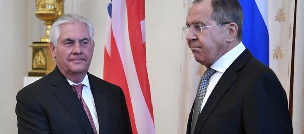 Ngoại trưởng Nga Sergei Lavrov, Ngoại trưởng Mỹ Rex Tillerson - Sputnik Việt Nam