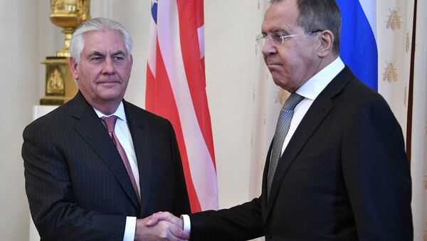 Ngoại trưởng Nga Sergei Lavrov, Ngoại trưởng Mỹ Rex Tillerson - Sputnik Việt Nam