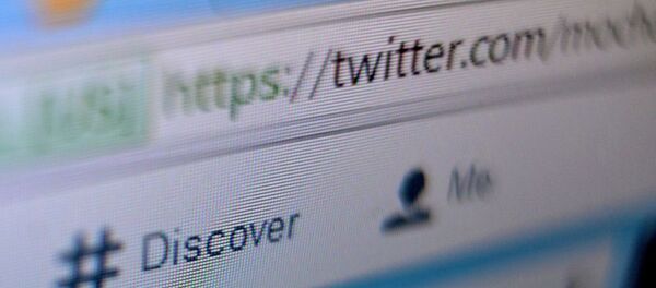 Trang Twitter trong cửa sổ trình duyệt của máy tính - Sputnik Việt Nam