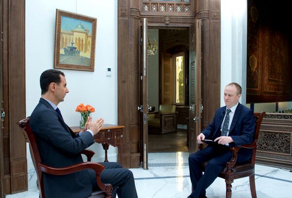 Tổng thống Syria Bashar Assad Tổng thống Syria Bashar Assad - Sputnik Việt Nam