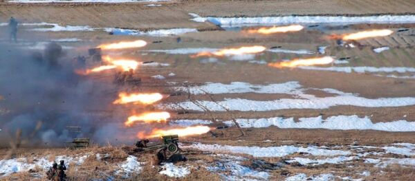 Triều Tiên có thể đang diễn tập bắn đạn thật với quy mô chưa từng có - Sputnik Việt Nam