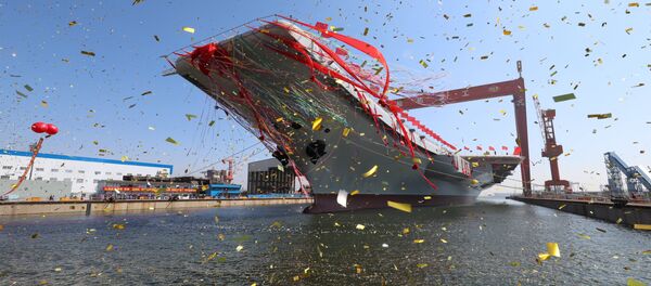 Trung Quốc hạ thủy tàu sân bay tự đóng đầu tiên Trung Quốc hạ thủy tàu sân bay tự đóng đầu tiên - Sputnik Việt Nam