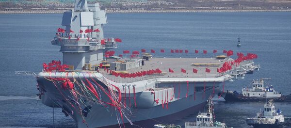 Trung Quốc hạ thủy tàu sân bay tự đóng đầu tiên - Sputnik Việt Nam