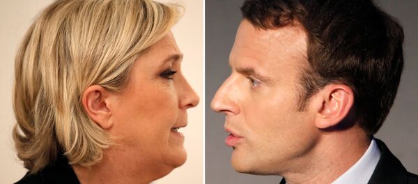 Marine Le Pen và Emmanuel Macron - Sputnik Việt Nam