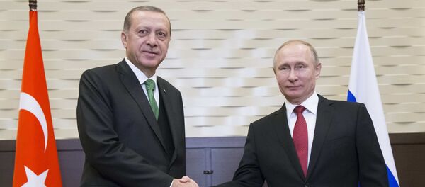 Vladimir Putin và Recep Tayyip Erdogan - Sputnik Việt Nam