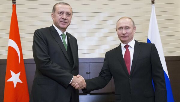 Vladimir Putin và Recep Tayyip Erdogan - Sputnik Việt Nam