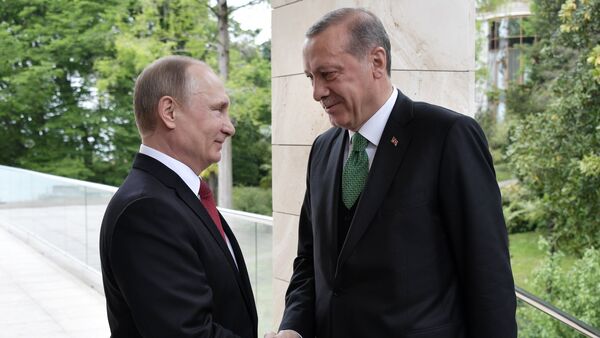 Vladimir Putin và Recep Tayyip Erdogan - Sputnik Việt Nam