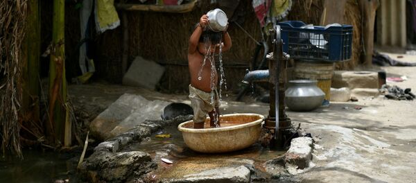 Đợt nắng nóng ở Ấn Độ Đợt nắng nóng ở Ấn Độ - Sputnik Việt Nam