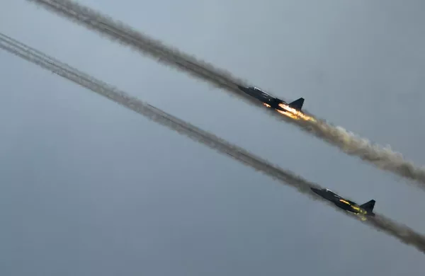 Máy bay Su-25 tại giai đoạn Nga cuộc thi quốc tế Aviadarts-2015 Máy bay Su-25 tại giai đoạn Nga cuộc thi quốc tế Aviadarts-2015 - Sputnik Việt Nam