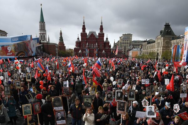 Hoạt động “Trung đoàn Bất tử” tại Matxcơva Hoạt động “Trung đoàn Bất tử” tại Matxcơva - Sputnik Việt Nam