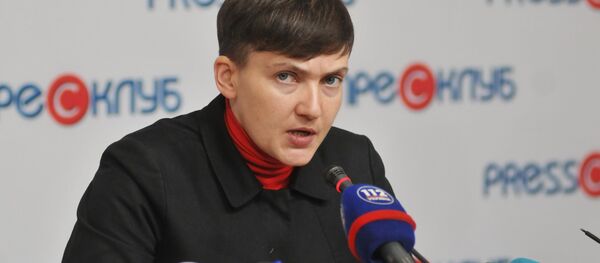 Nghị sĩ Verkhovnaya Rada Nadezhda Savchenko - Sputnik Việt Nam