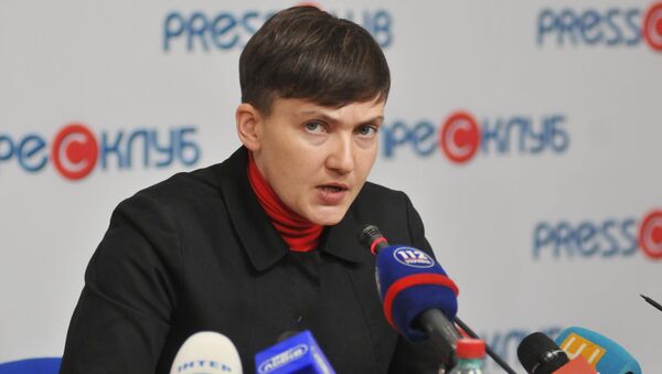 Nghị sĩ Verkhovnaya Rada Nadezhda Savchenko - Sputnik Việt Nam