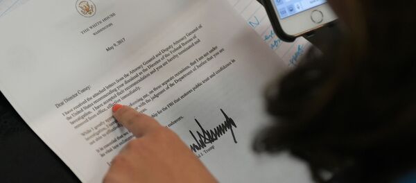 Bức thư của Trump cho Comey Bức thư của Trump cho Comey - Sputnik Việt Nam
