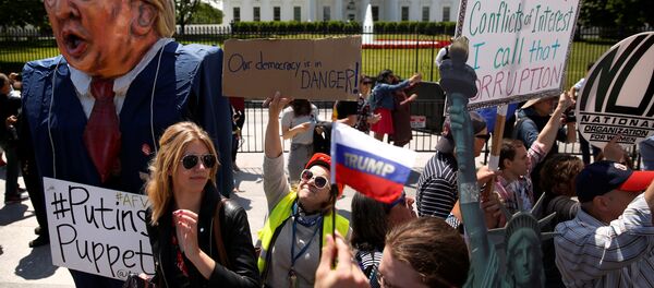 cuộc biểu tình chống Trump - Sputnik Việt Nam