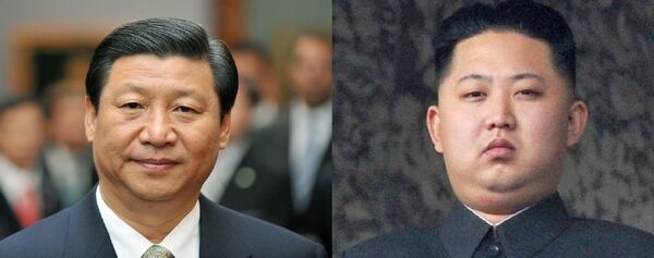 Kim Jong-un và Tập Cận Bình - Sputnik Việt Nam