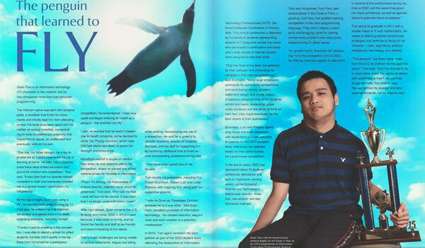 Bài báo viết về Quân đã truyền cảm hứng cho rất nhiều bạn trẻ Mỹ. - Sputnik Việt Nam