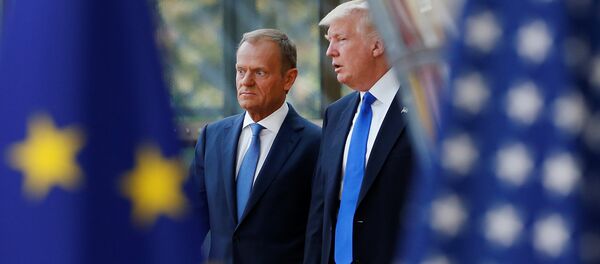 Donald Trump và Donald Tusk - Sputnik Việt Nam