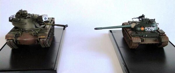 Mô hình xe tăng T-54 và M48 - Sputnik Việt Nam
