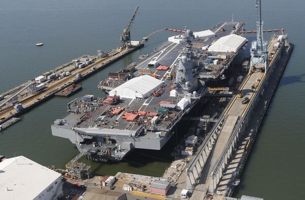 Lầu Năm Góc đau đầu. Tại sao Mỹ quên mất cách chế tạo tàu sân bay Lầu Năm Góc đau đầu. Tại sao Mỹ quên mất cách chế tạo tàu sân bay - Sputnik Việt Nam