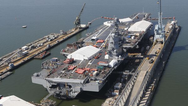 Hải quân Hoa Kỳ tiếp nhận hàng không mẫu hạm đắt giá nhất thế giới làm vũ khí (USS Gerald R. Ford) - Sputnik Việt Nam