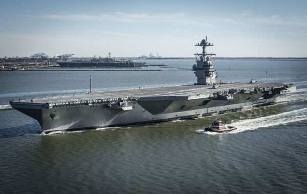 Hải quân Hoa Kỳ tiếp nhận hàng không mẫu hạm đắt giá nhất thế giới làm vũ khí (USS Gerald R. Ford) - Sputnik Việt Nam