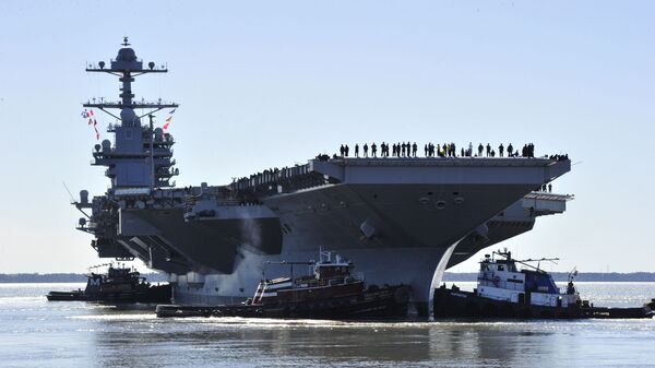 Hải quân Hoa Kỳ tiếp nhận hàng không mẫu hạm đắt giá nhất thế giới làm vũ khí (USS Gerald R. Ford) - Sputnik Việt Nam