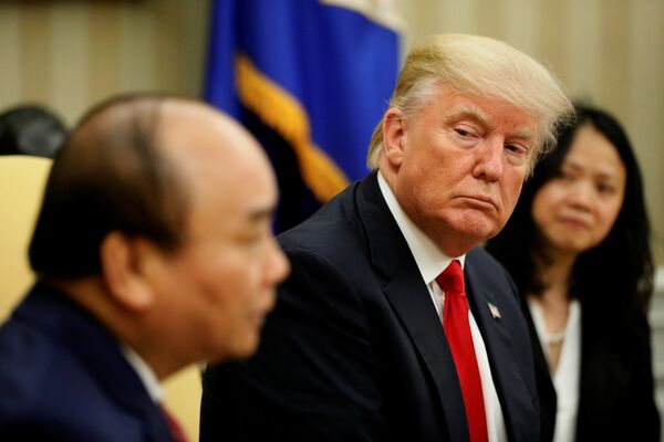  Tổng thống Mỹ Donald Trump và Thủ tướng Nguyễn Xuân Phúc tại Washington - Sputnik Việt Nam