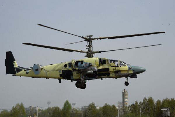 Máy bay trực thăng chiến đấu Ka-52 Alligator của Nga - Sputnik Việt Nam
