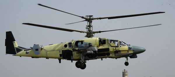 Máy bay trực thăng chiến đấu Ka-52 Alligator của Nga Máy bay trực thăng chiến đấu Ka-52 Alligator của Nga - Sputnik Việt Nam