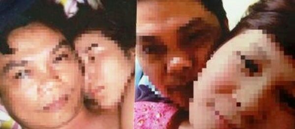 Hình ảnh thân mật của ông Trần Văn Minh và bà Nguyễn Thị L. - Sputnik Việt Nam