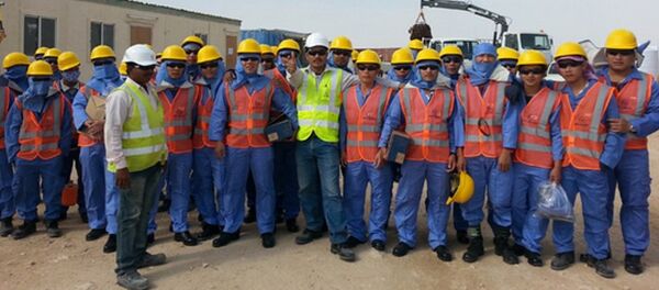 Lao động Việt Nam làm công việc xây dựng tại Qatar - Sputnik Việt Nam