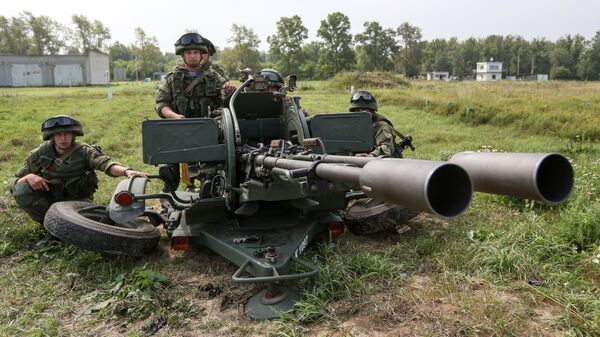 Pháo phòng không ZU-23 của Nga  - Sputnik Việt Nam