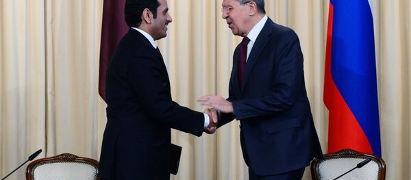 Встреча глав МИД России и Катара С. Лаврова и М. Аль Тани - Sputnik Việt Nam