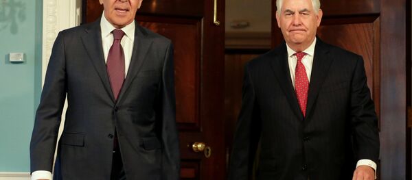 Ngoại trưởng Nga Sergei Lavrov và Ngoại trưởng Mỹ Rex Tillerson - Sputnik Việt Nam