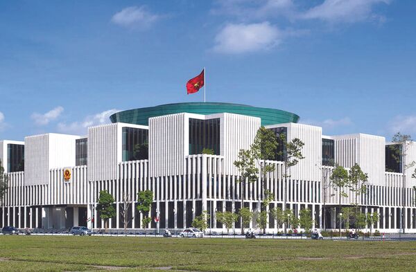 Tòa nhà Quốc hội Việt Nam trên Đường Độc Lập, quận Ba Đình, Hà Nội. - Sputnik Việt Nam