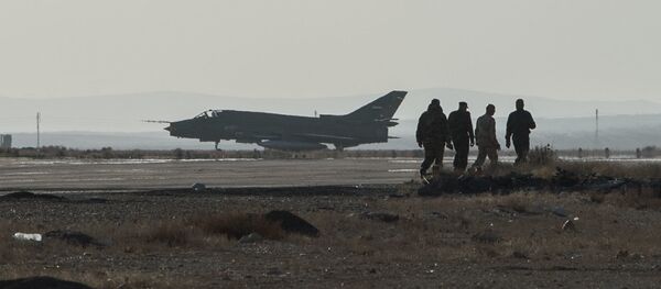 Máy bay Su-22 của Syria Máy bay Su-22 của Syria - Sputnik Việt Nam