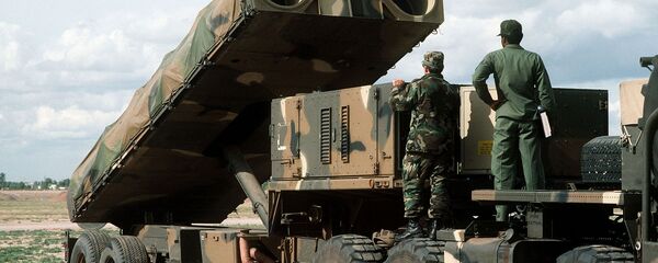 Bệ phóng tên lửa di động trên mặt đất của quân đội Mỹ Bệ phóng tên lửa di động trên mặt đất của quân đội Mỹ - Sputnik Việt Nam