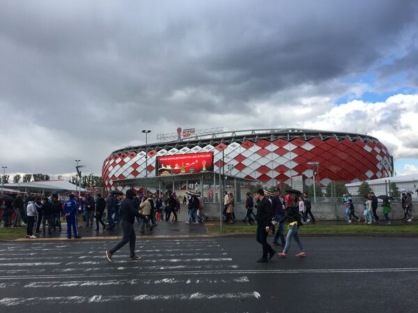 Sân vận động Moscow, nơi diễn ra trận đấu giữa Bồ Đào Nha và Nga vào ngày 21 tháng 6 - Sputnik Việt Nam