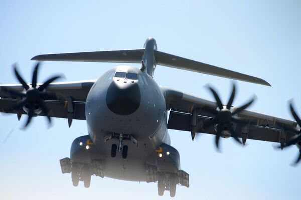 Máy bay vận tải quân sự Airbus A400M tại Triển lãm hàng không “Le Bourget 2017” - Sputnik Việt Nam