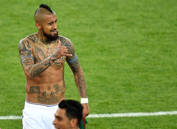 Cầu thủ Chile Arturo Vidal - Sputnik Việt Nam