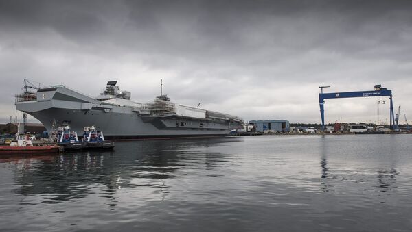 Tàu sân bay mới của Hải quân Hoàng gia “Queen Elizabeth” - Sputnik Việt Nam