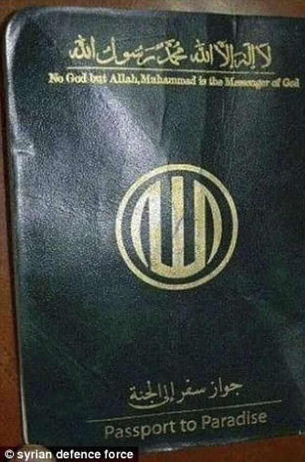 IS bắt đầu cấp phát “hộ chiếu lên Thiên đường” cho chiến binh - Sputnik Việt Nam