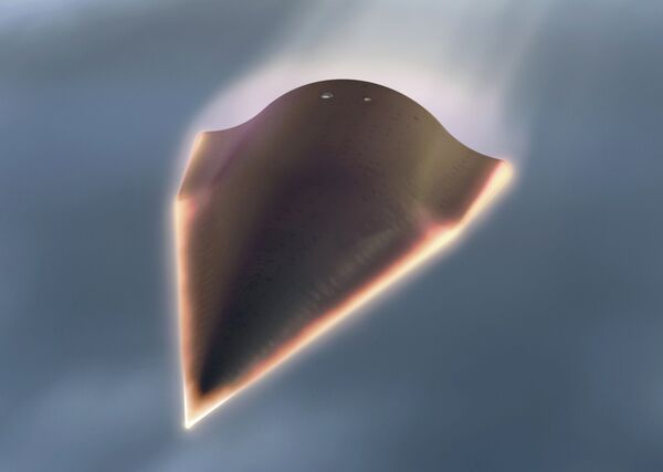 In this undated artist's rendition released by the Defense Advanced Research Projects Agency (DARPA) showing the Falcon Hypersonic Technology Vehicle 2 (HTV-2) - Sputnik Việt Nam