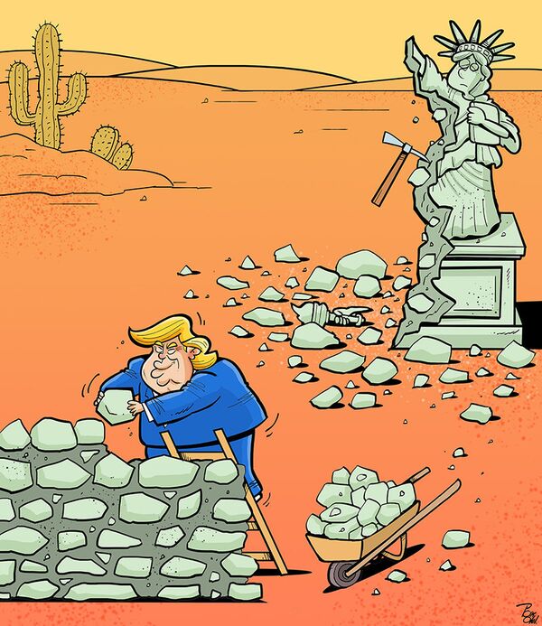 Trumpism Cartoon Trumpism Cartoon - Sputnik Việt Nam
