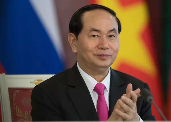Chủ tịch CHXHCN Việt Nam Trần Đại Quang trong cuộc họp báo về kết quả hội đàm Nga-Việt. Chủ tịch CHXHCN Việt Nam Trần Đại Quang trong cuộc họp báo về kết quả hội đàm Nga-Việt. - Sputnik Việt Nam