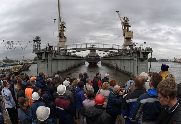 Tàu Gremyashchy đã được hạ thủy ở St Petersburg - Sputnik Việt Nam
